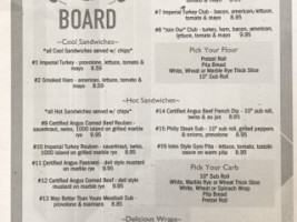 Stacey's Deli And Catering menu