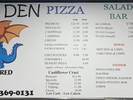 Pizza Den menu