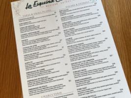 La Esquina Cocina menu