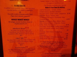 Hot Mama's Canteen menu