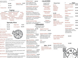 Priceburg Pizza menu