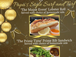 Papa’s Blue Spruce Resort food