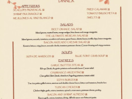 Izzy's 33 menu