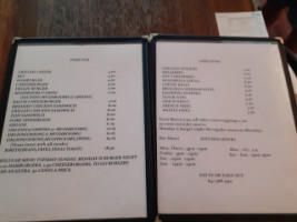 Vinje Pub menu