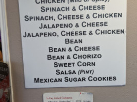 Granny's Homemade Gourmet Tamales menu