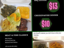 Cudas Soul Food Spot menu