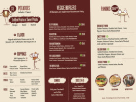 Fresh Potato Factory menu