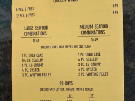 Newport Seafood menu