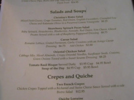 Christina's American Table menu