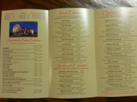 Joe's Italian Bistro menu