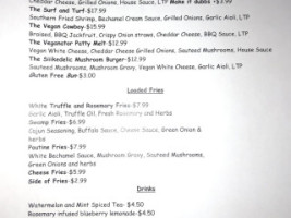 Vegan Gator Food Truck menu