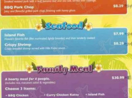 Hilo Hawaiian Bbq menu