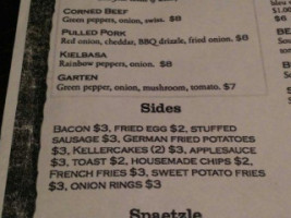 Bierkeller Tavern Eatery menu