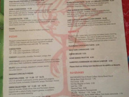 Maggie's menu