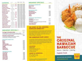 L&l Hawaiian Barbecue menu