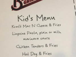 Brack's Grille Tap menu