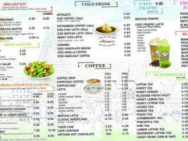 Sp Cafe menu