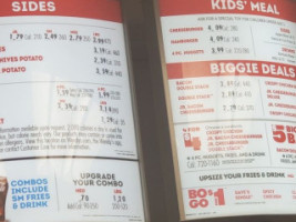 Wendy's menu