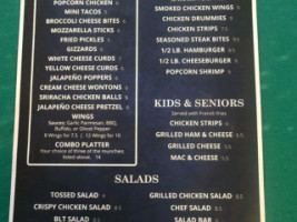 Club 94 menu