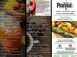 Planted Eats menu