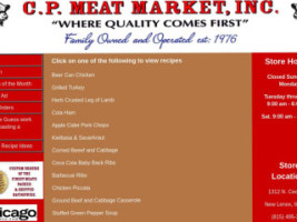 C.p. Meat Market Inc. menu