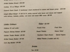 The Wagon Wheel menu