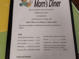 Mom's Diner food