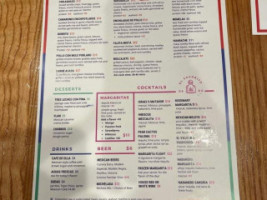 Taqueria Habanero menu