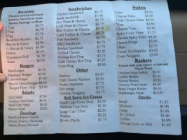 Overlook Cafe menu