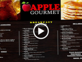 Apple Gourmet menu