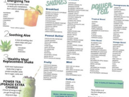 Balanced Nutrition menu