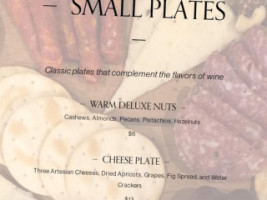 Cc Wine Co. menu