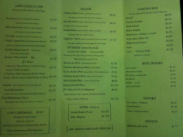 Jts Falafel Kababs menu