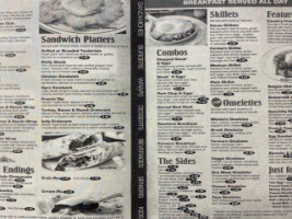 Steve’s Grill menu