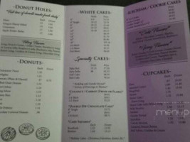 Fancy Pastry Shop menu