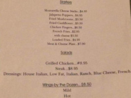 Aviation Inn menu