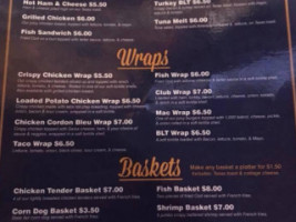 Gizmo's And Grill menu