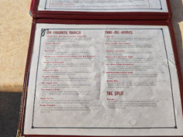 The Music Man Singing Ice Cream Shoppe menu