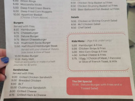 Joe's Diner menu