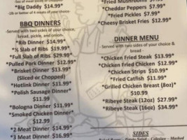 Watts Bbq menu