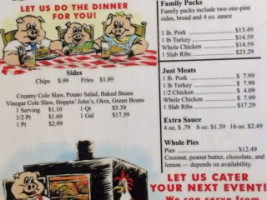 Brindley Mountain Bbq menu