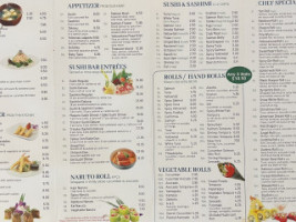 Yellowstone Sushi Inc menu