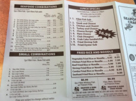 Kasco's Seafood Subs Crab House menu