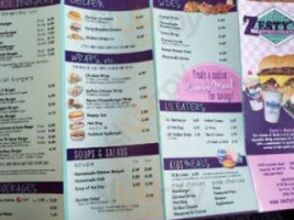 Zesty's Frozen Custard Grill menu