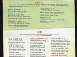 La Cabana- Ft. Atkinson menu