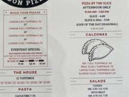 Edon Pizza menu