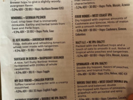 Hermosa Brewing Company menu