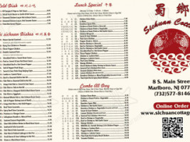 Sichuan Cottage menu