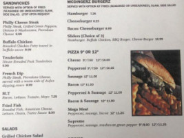 Mcdingerz Sports Grill, Llc menu