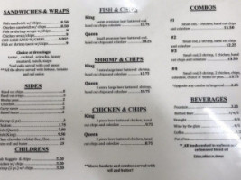 Ok Uk Fish-n-chips menu